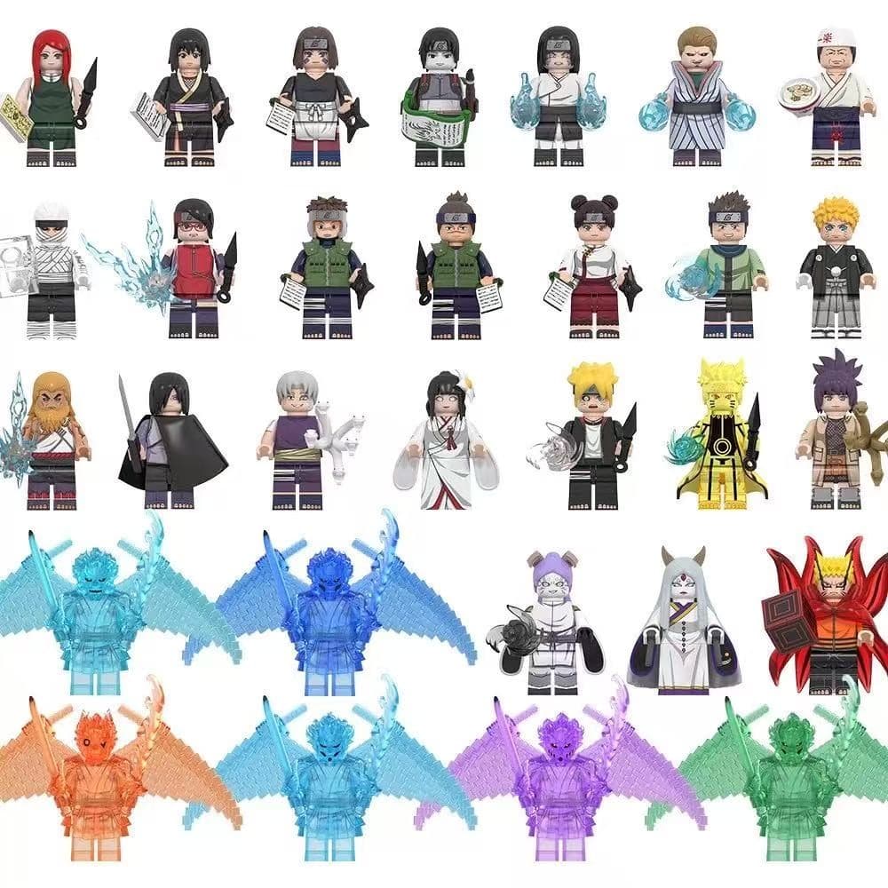 WM6167 WM6152 WM6153 WM6154 Anime Series Action Figure Coleção De Blocos De Construção Para Crianças