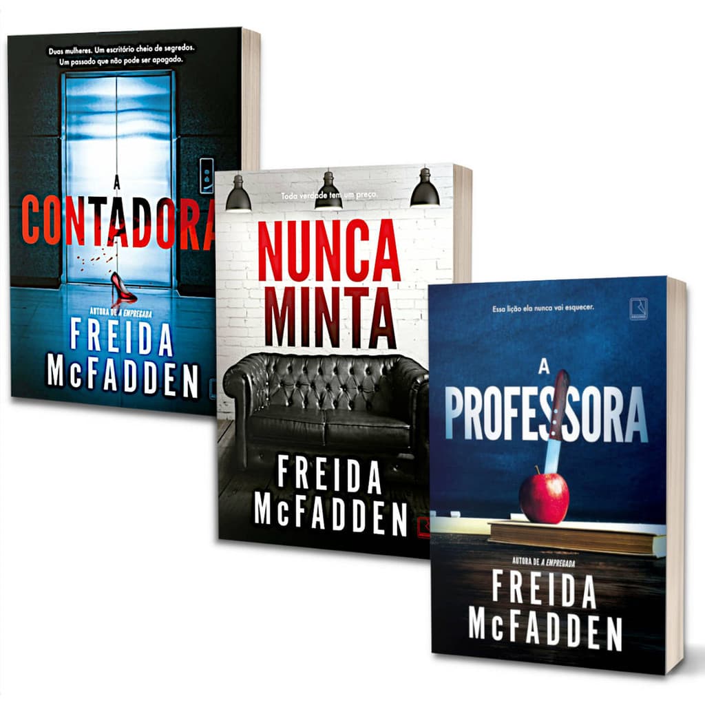 Kit A Contadora + Nunca Minta + A Professora - Freida McFadden | Editora Record