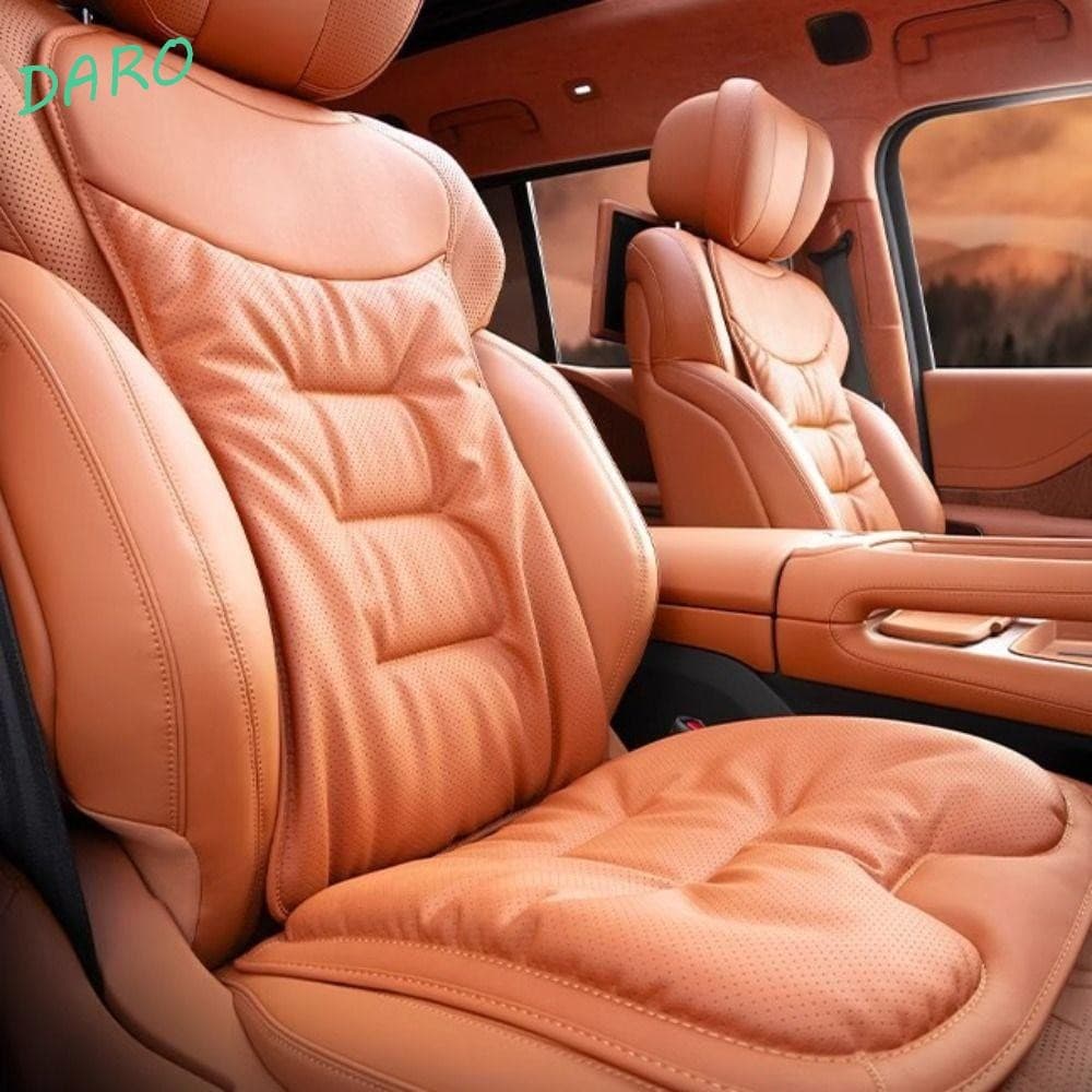Almofada De Couro Para Carro Dara , Antiderrapante Macia Ventilada De Quatro Estações Assento De Algodão