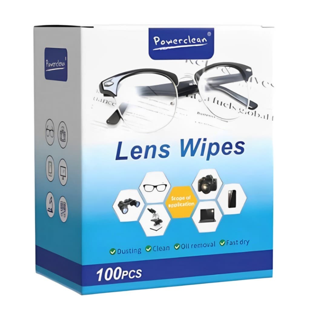 Lenços Umedecidos Para Limpeza De Lentes Flanela Umedecido Para Limpar Óculos Câmera Celular Tela