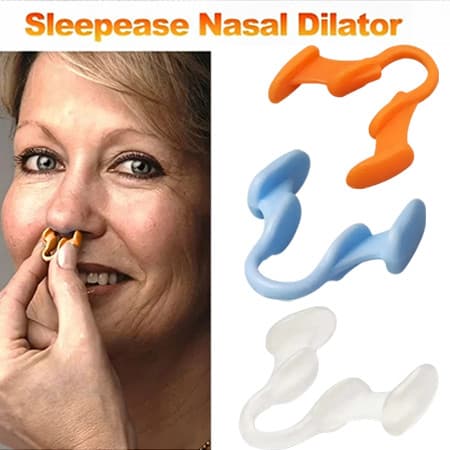 Expansor Nasal Anti-Ronco Profissional - Alivia Apneia do Sono - Silicone Durável