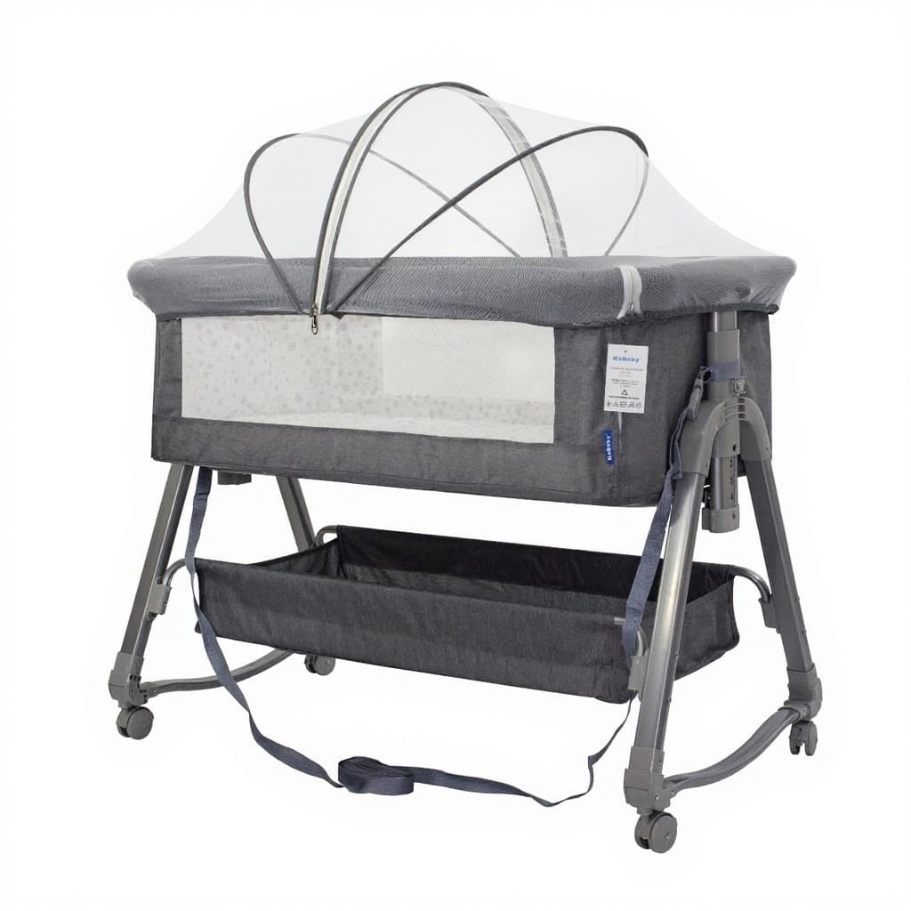 Berço Co-Bed Balanço Portátil Moises Mosqueteiro Infantil Trava de Segurança Regulável