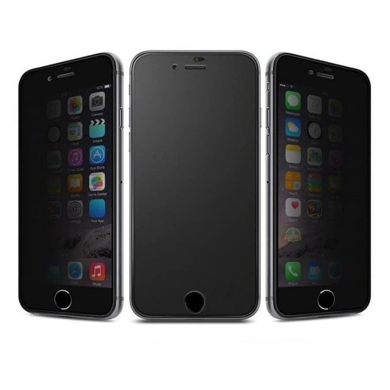 Película Ceramica Fosca Privacidade  iPhone IOS 6 7 8 X XS 11 12 13 14 15 16 17 Pro Max Anti-Impacto