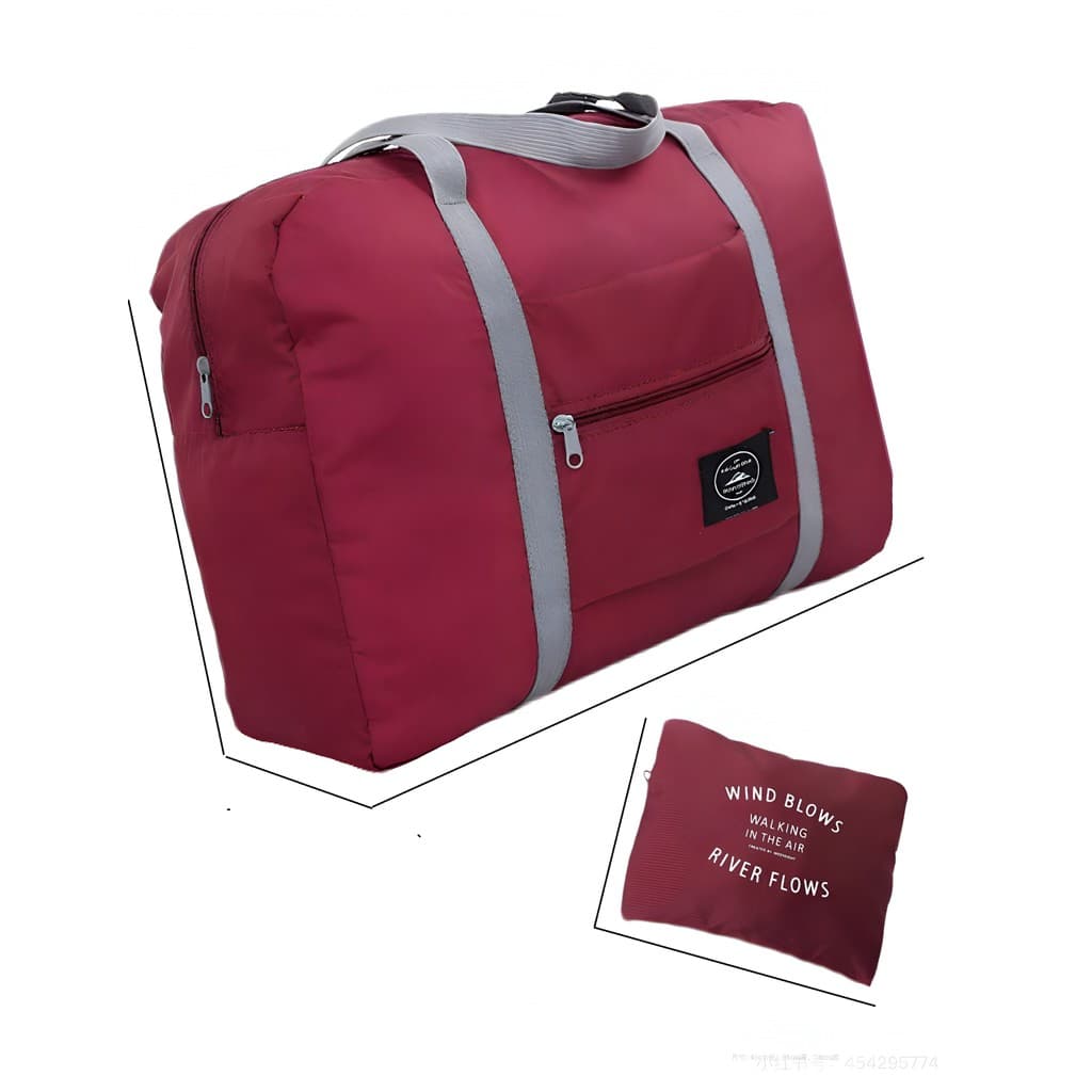 Noviva Sacola De Viagem Dobrável À Prova D'água - Pendurável na Mala+ Organizador Grande Capacidade