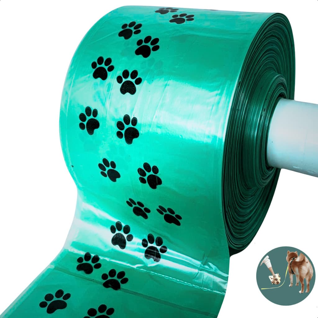 Bobina c/ 400 Saquinhos de Lixo Coco Pet Biodegradavel 28x30 Verde