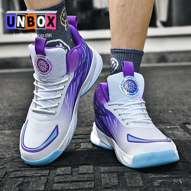 Homens mulheres tênis de basquete correndo sapatos de treinamento esportivo tênis de vôlei