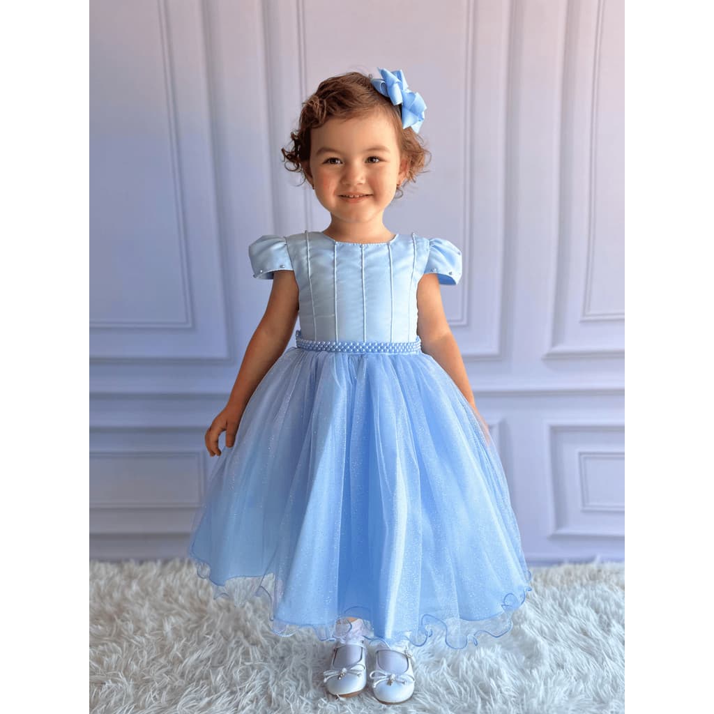 Vestido de Festa Infantil Luxo - Um Conto de Fadas para Sua Princesa! - Várias Cores