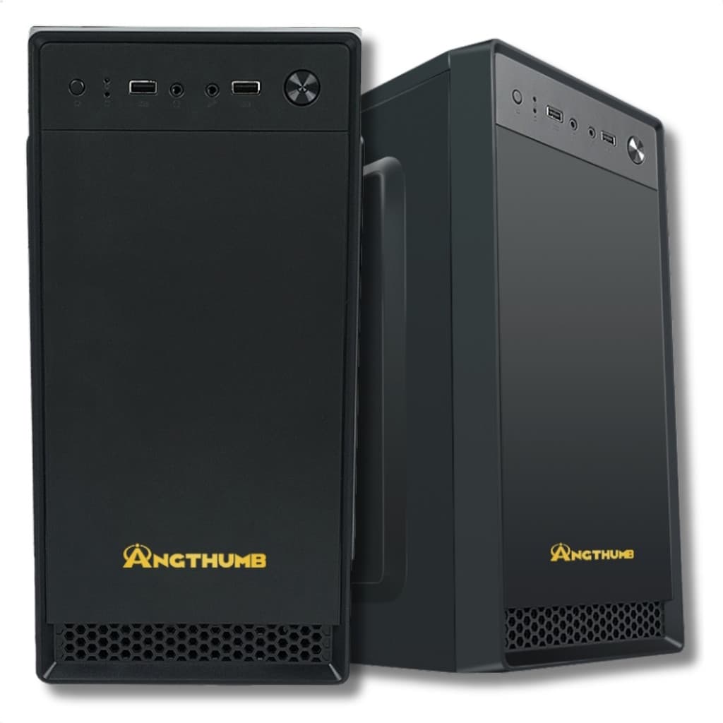 Gabinete Office Angthumb Micro-ATX/ITX Preto P100