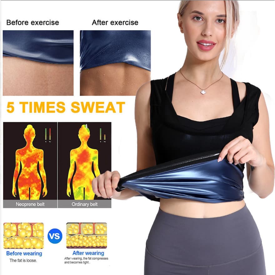 Cinta Regata Modeladora Feminina – Efeito Sauna, Slim e Corrige Postura