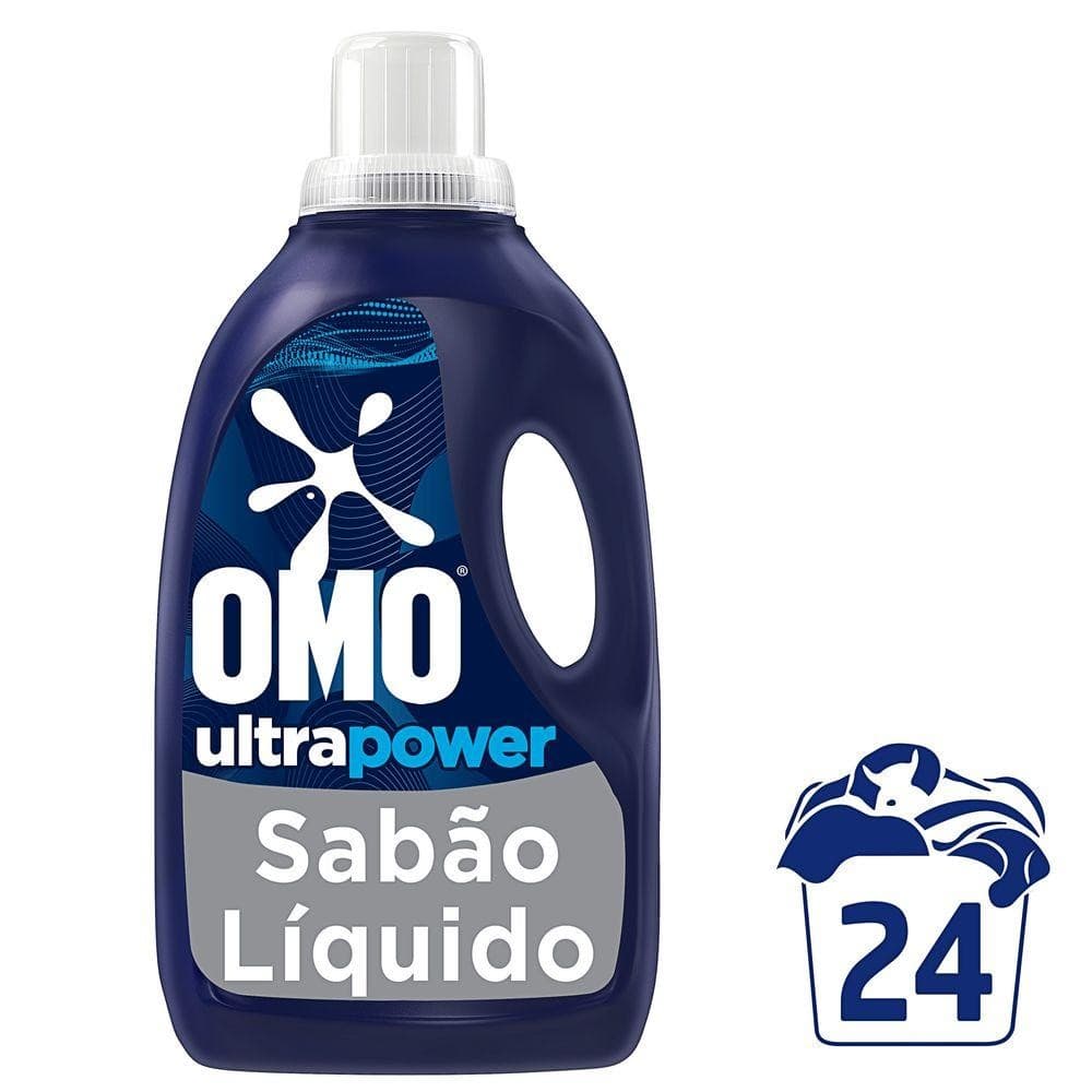 Lava-Roupas Líquido Omo Ultra Power 1,8l