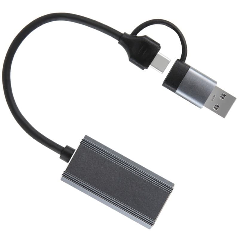 Placa De Captura De Vídeo KOK Type C + USB Para HDTV Dispositivo Converter Conversor Digital PC Laptop Jogos