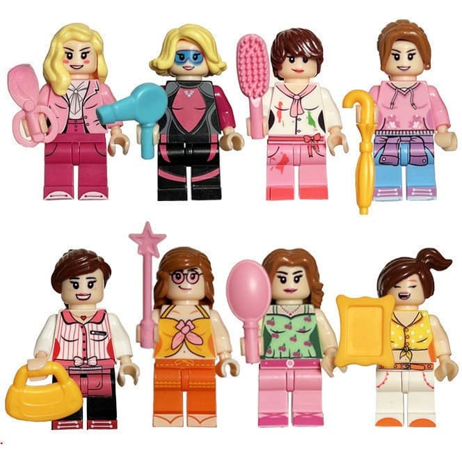 Blocos de construção de bonecos de ação para crianças aprendendo brinquedos