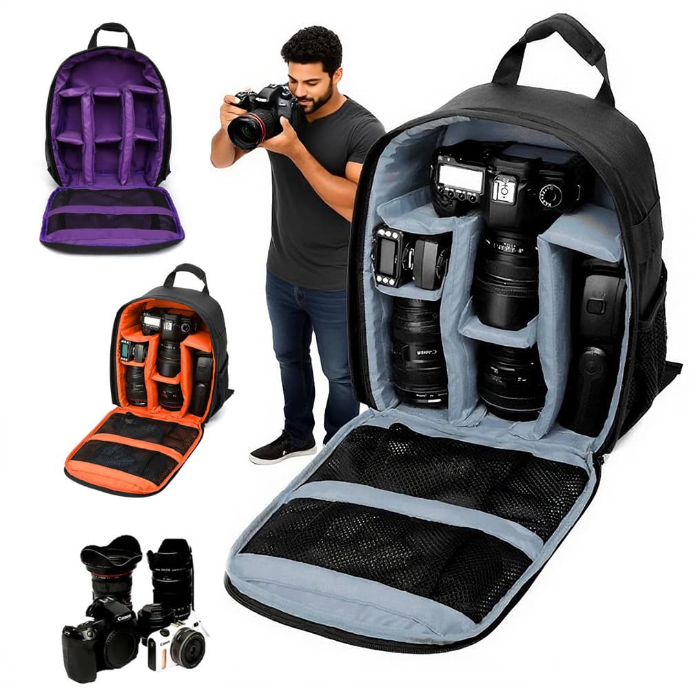 Mochila Para Câmeras SLR E Acessórios