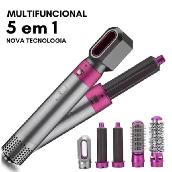 5 em 1 secador de cabelo escova de ar quente modelador de cabelo 110v 220v