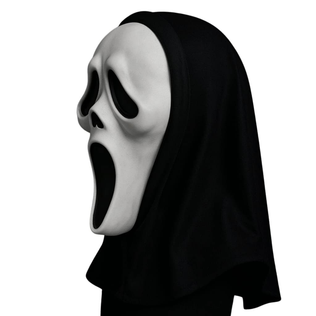 Máscara do Pânico com Capuz Halloween Festas Temática Bruxas