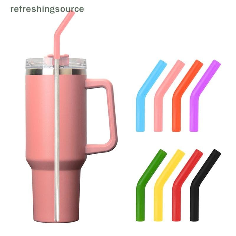 [T & B] 6 Unidades/Conjunto Capas De Palha De Silicone Macio Pontas De Canudos Adequadas Para Bicos Aço Inoxidável Reuti