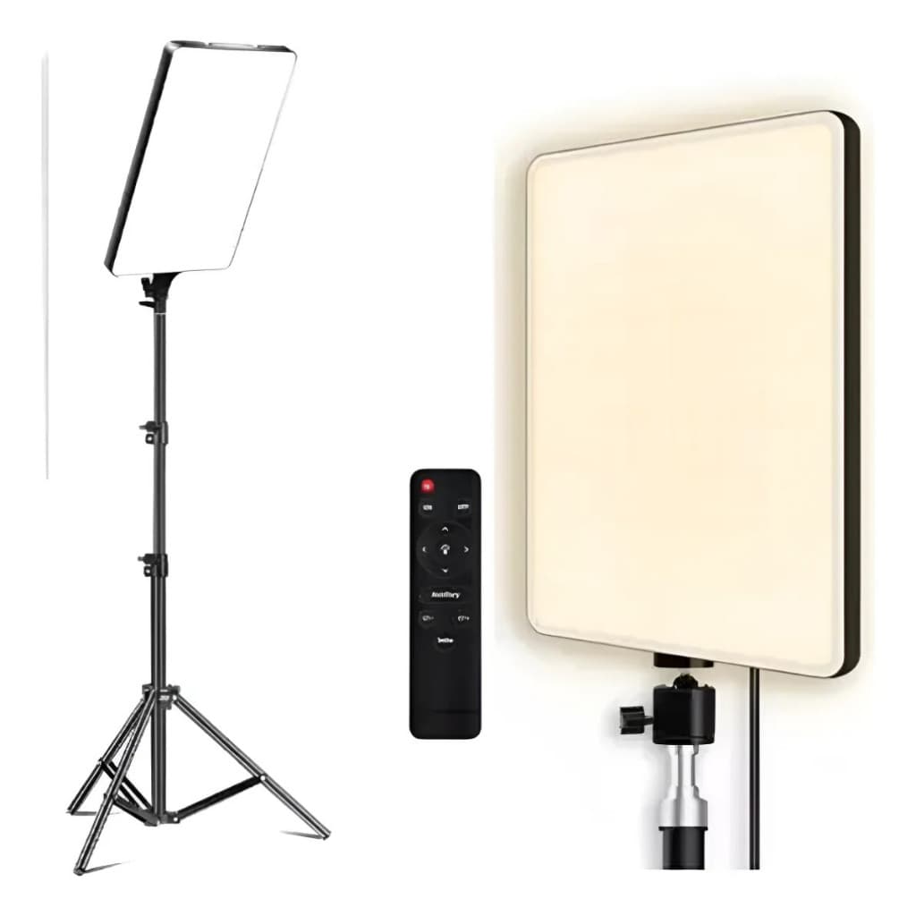 Iluminador Led Ring Light 24 Polegadas 220V Com Controle E Tripé Kit Completo Para Vídeo Foto Youtube Live Tik