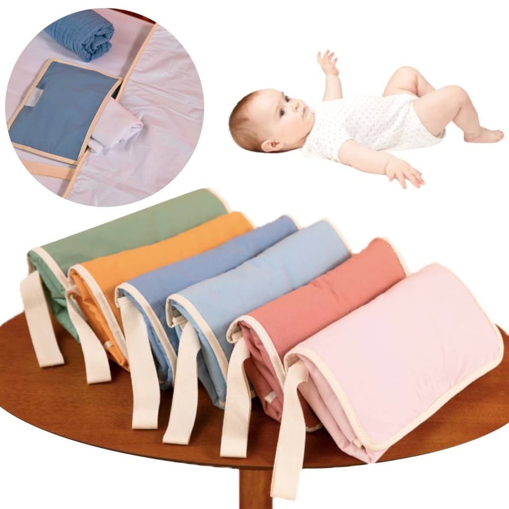 Trocador Bebe Portatil Impermeável Para Bolsa Mochila Com Porta Fralda