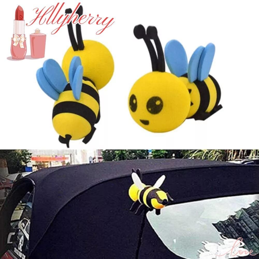Toppers De Antena De Morcego De Carro HLLYHERRY , De Abelha De Mel De Halloween De Desenho Animado , Bolas Aéreas Bumble