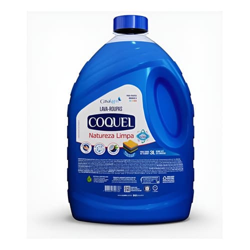 Lava Roupas Sabão Líquido Coquel Natureza Limpa 3 L Barato