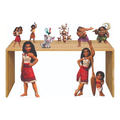 Kit Display De Chão Moana Filme 2  8 Peças Totens
