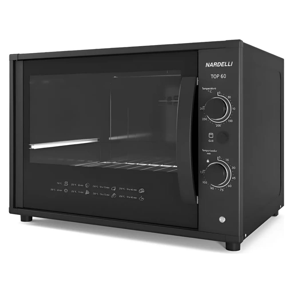 Forno Elétrico De Bancada Nardelli Top 60 Litros Branco