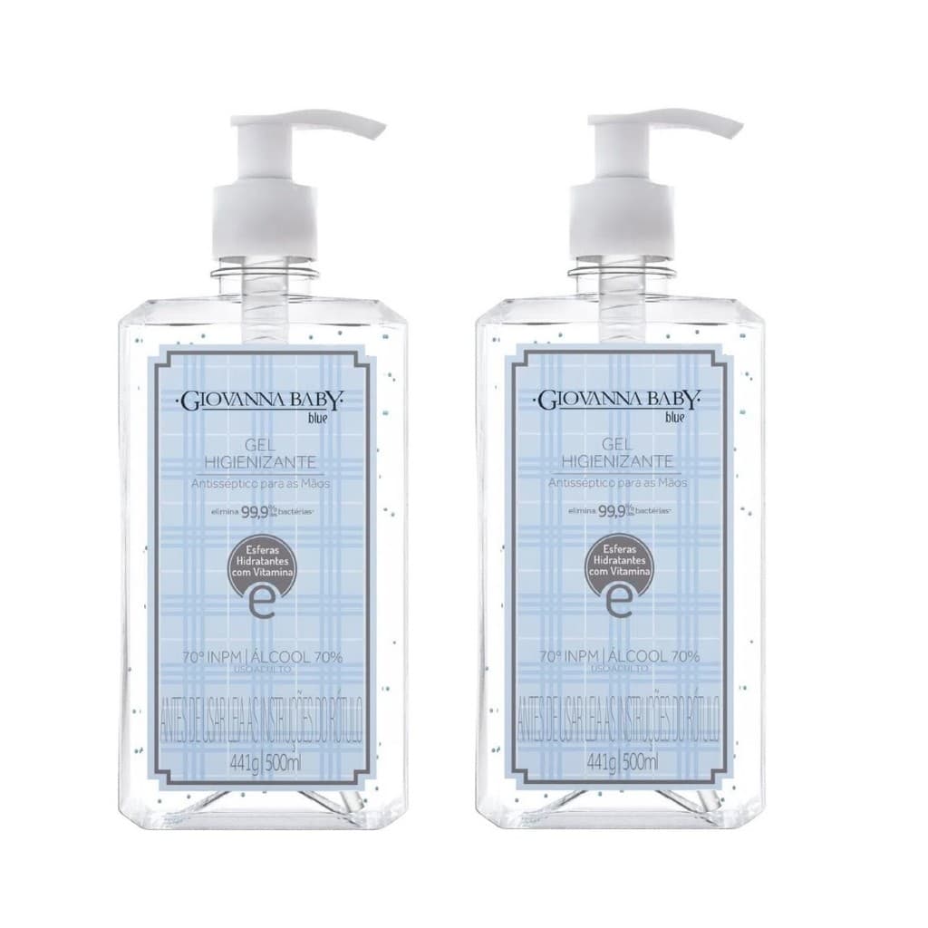 Giovanna Baby Kit 2 Gel Higienizante Blue 500ml