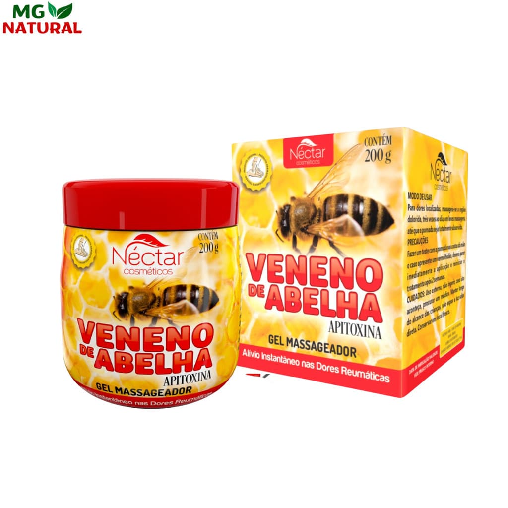 Kit 2 Und Gel Massageador De Abelha Néctar Cosmeticos - 200g
