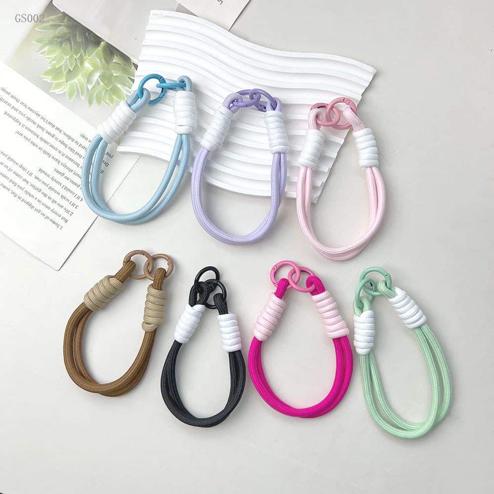 Cordão Para Celular Curto Estilo Trançado Feminino Moda Colorido Curto 002GS