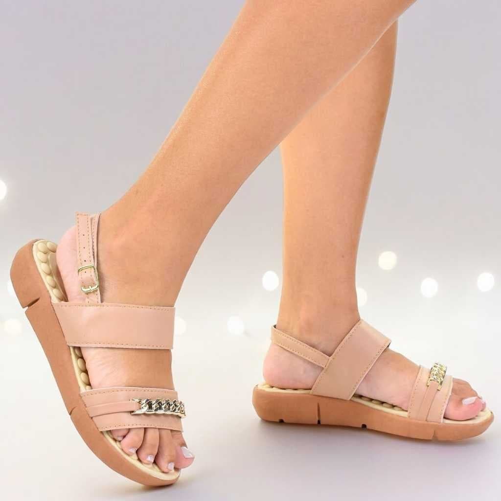 Sandália Ortopédica Esporão Corrente  Conforto Macia Massageadora Antiderrapante