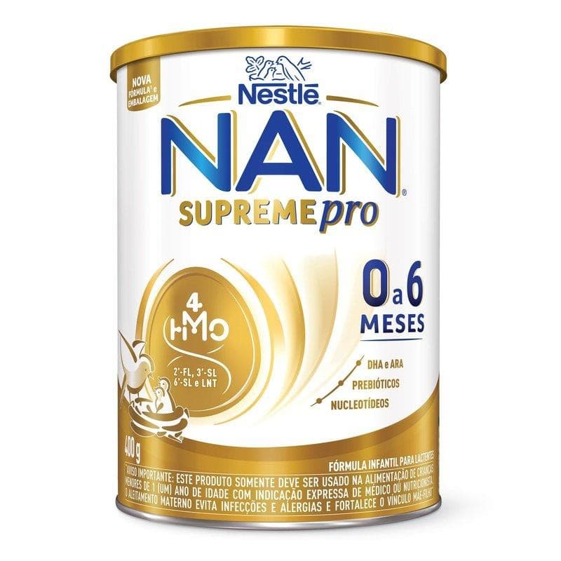 Fórmula Infantil NAN Supreme Pro 0 a 6 Meses 400g