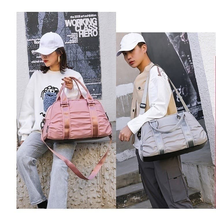 Bolsa de viagem impermeavel de grande capacidade, bolsa de ombro de fitness esportiva fang