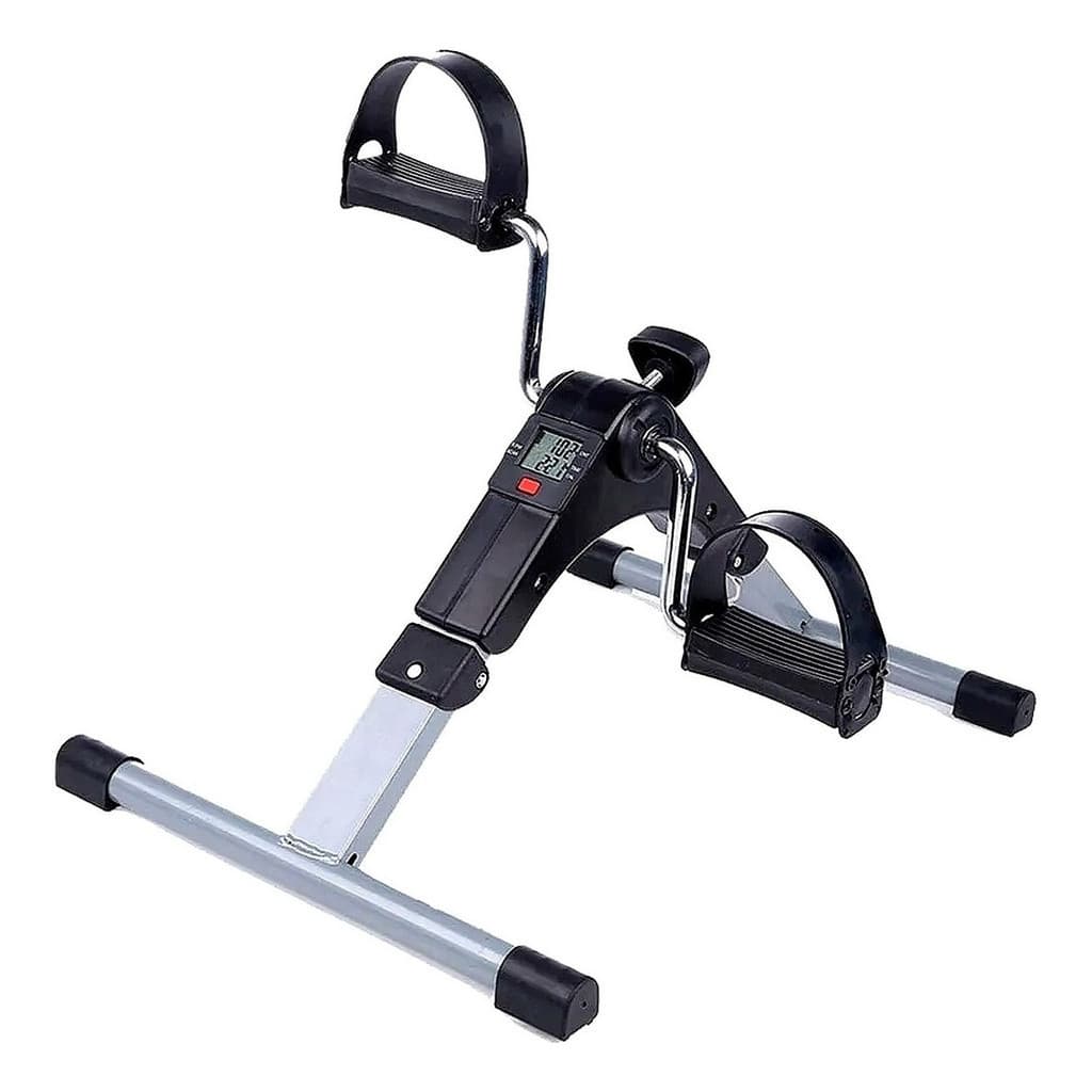 Mini Bicicleta ergometrica Fitness exercitador de ciclo duplo Pedais dobrável Reabilitar