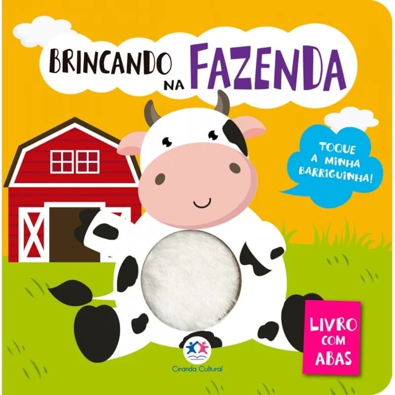Livro Toque e Sinta - Brincando na Fazenda - Ciranda Cultural