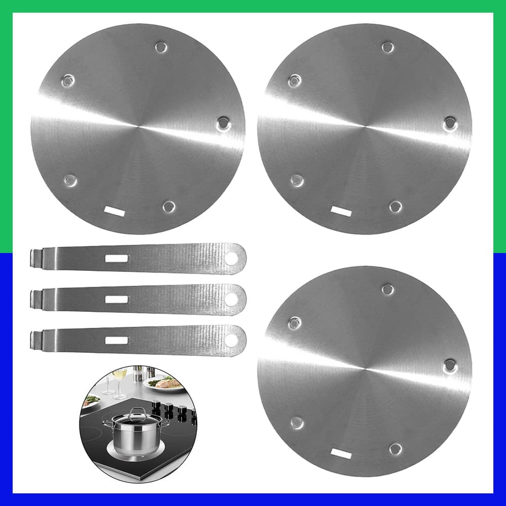 1-3 peças Placa Adaptadora Para Fogão De Indução, Difusora Calor A Gás, Disco Conversor, Acessórios Utensílios Cozinha