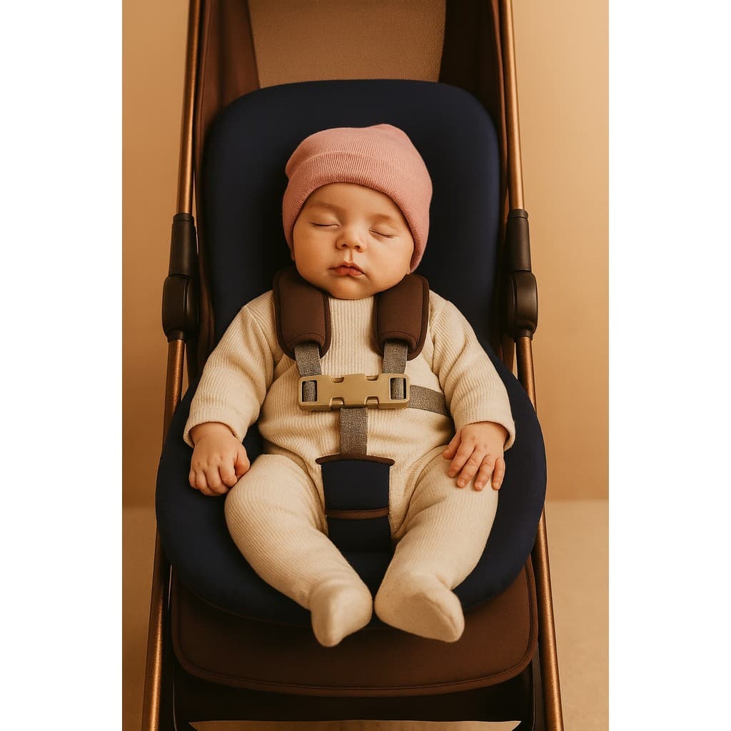 Capa de Carrinho Acolchoada Sem Babado Liso e Estampado