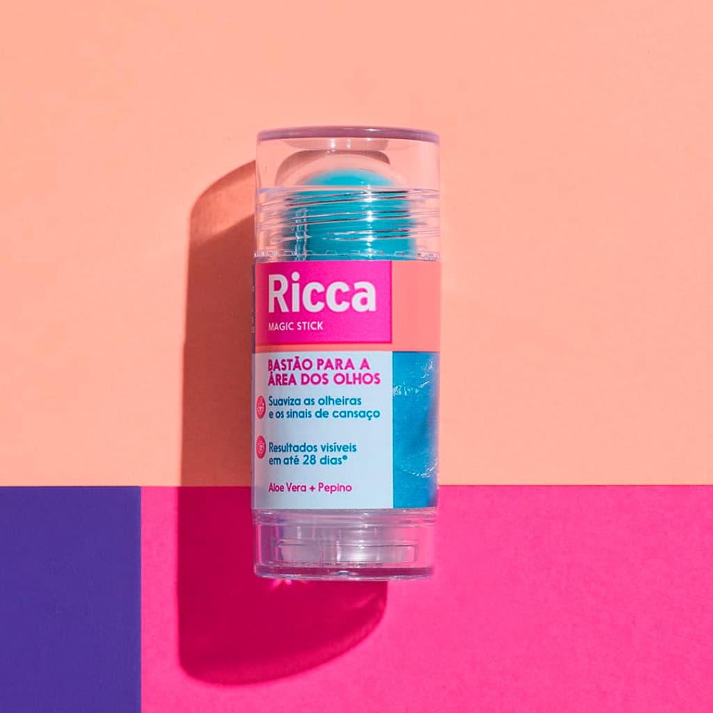 Bastao Area Dos Olhos Ricca Anti Olheiras Efeito Geladinho - Ricca