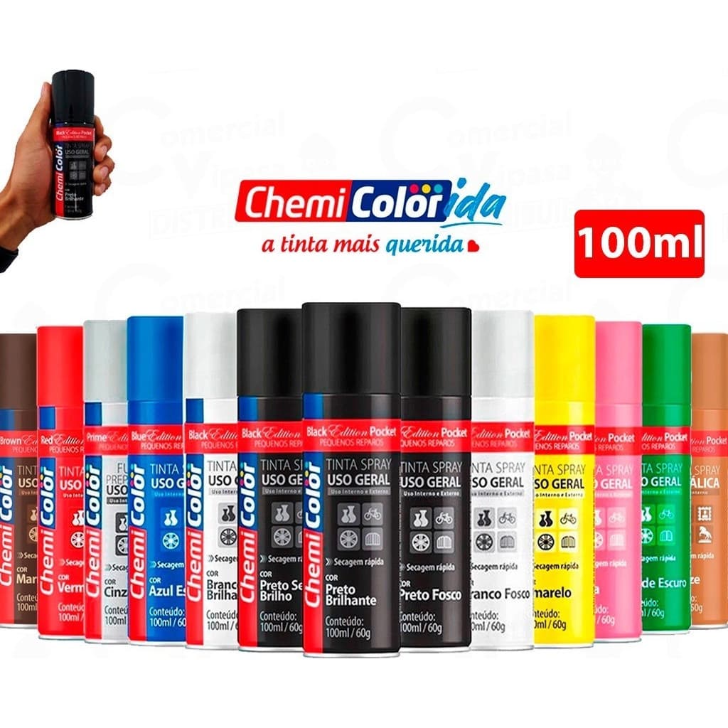 Tinta Spray Chemicolor Pocket 100ml
