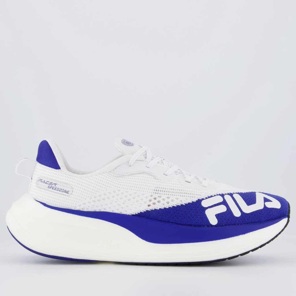 Tênis Fila Racer Speedzone Branco e Azul