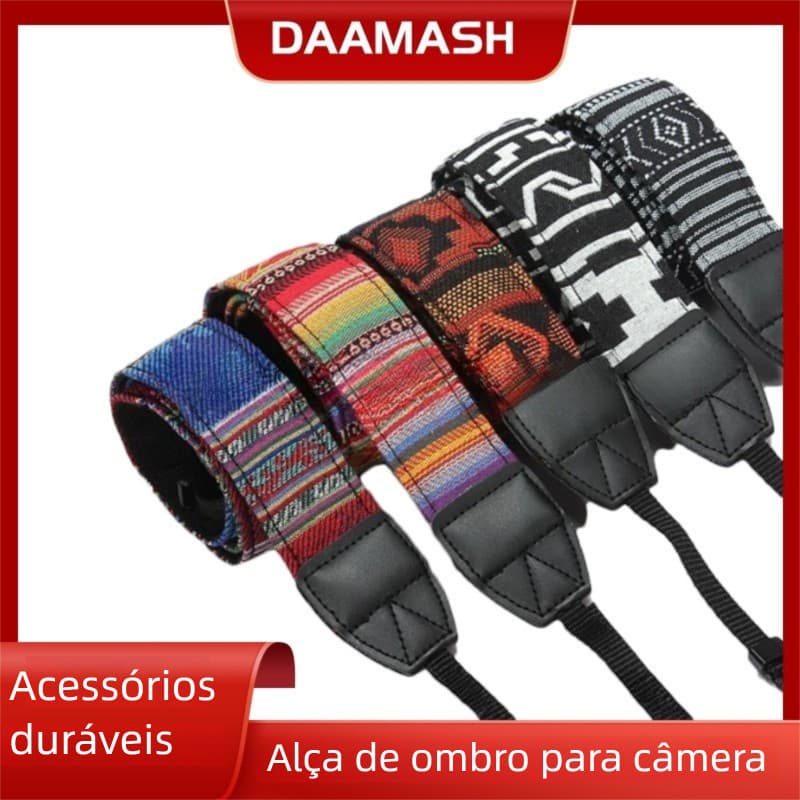 [Envio 24H] Alça De Ombro Para Câmera SLR Multicolor Faixa De Cordão Acessórios Ajustável DSL/DSLR