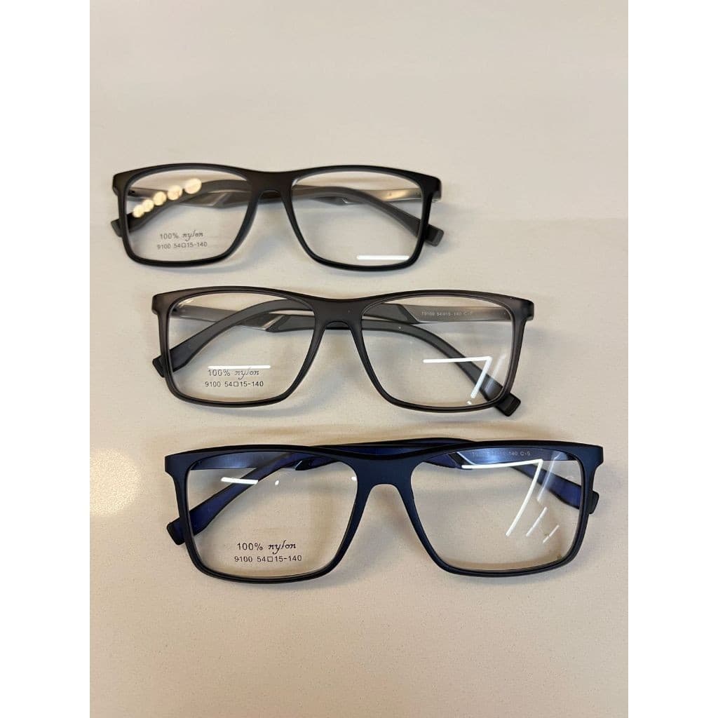 Armação De Óculos Masculino Acetato Quadrado Resistente Oferta 9100