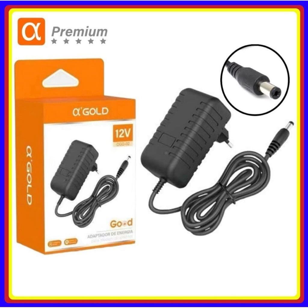 Adaptador de energia 12V  Para modem de internet Fonte 12V 2A Estabilizada Chaveada Bivolt Cftv Fita Led