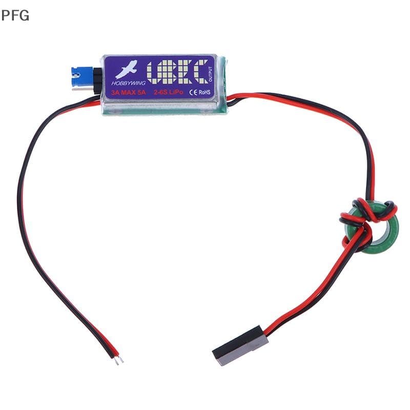 PFG 5V/6V HOBBYWING RC UBEC 3A Menor Ruído RF BEC Blindagem Completa Regulador De Comutação Antijamming FG
