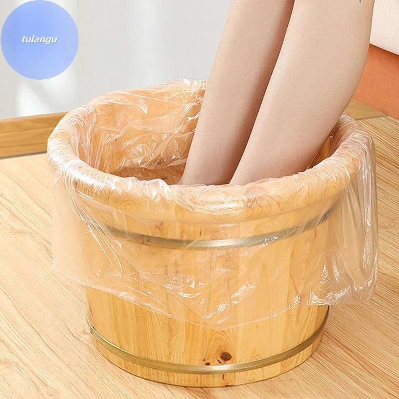 TULANGU 80 Peças Forros Descartáveis Para Banheira De Pés , Sacos Bacia De Banho Pedicure , SPA , Cuidados Com A Pele , 