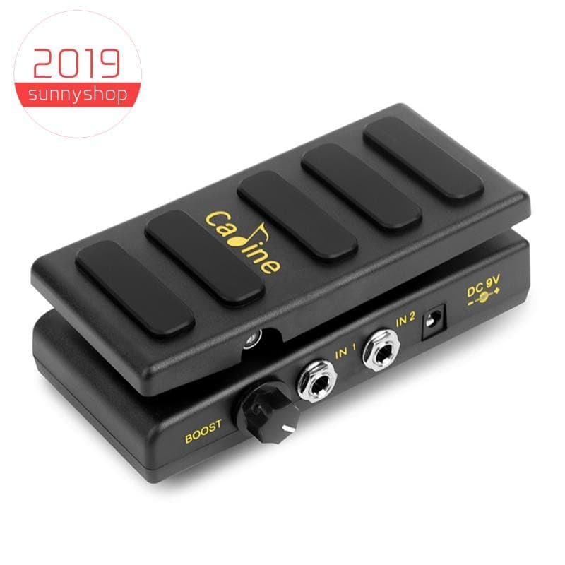 💖Pedal De Volume CP-31P Com Função De Reforço Efeito De Guitarra Vol Dual Channel DC 9V Entrada Substituição