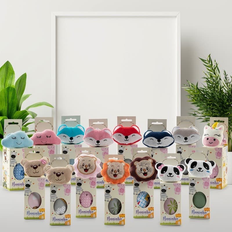 Paninho Naninha Bichinho Porta Chupeta Bebe Pelúcia  100% Algodão/MENINO/MENINA/PROMOÇÃO/PRONTA ENTREGA/ENVIO IMEDIATO.