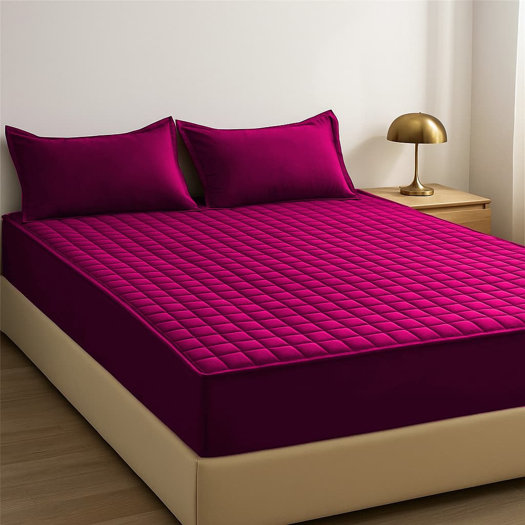 Protetor de colchão impermeável Solteiro, Casal, Queen, King clássico macio