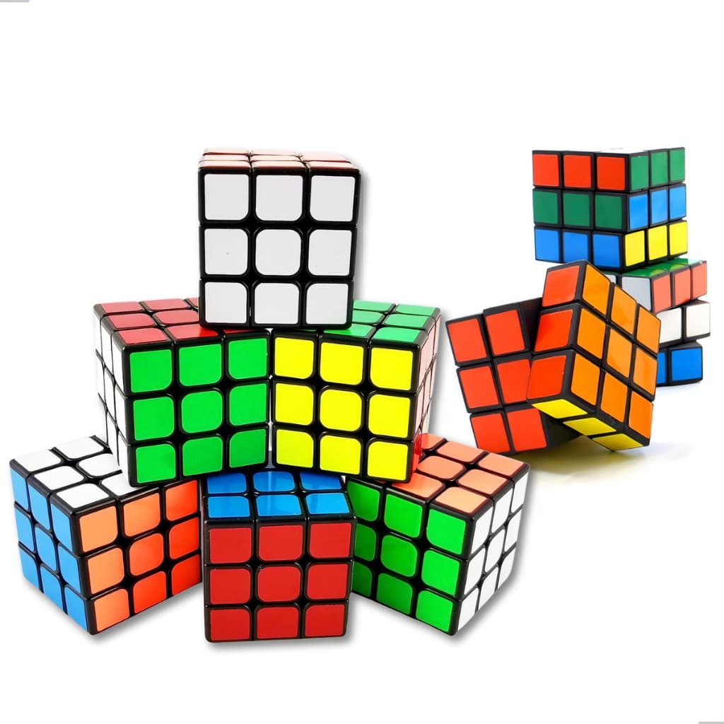 Kit Cubo Mágico 5 x 5 x 5 Cm Clássico Para Adultos e Crianças Lembrancinha Atacado