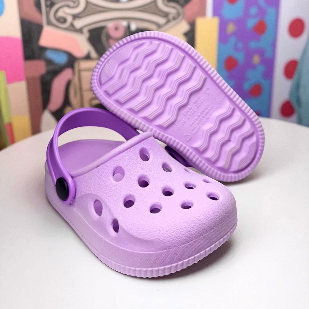 Babuche Sandalia Infantil Injetado Menino Menina Solado Tratorado Antiderrapante Macio Moderno