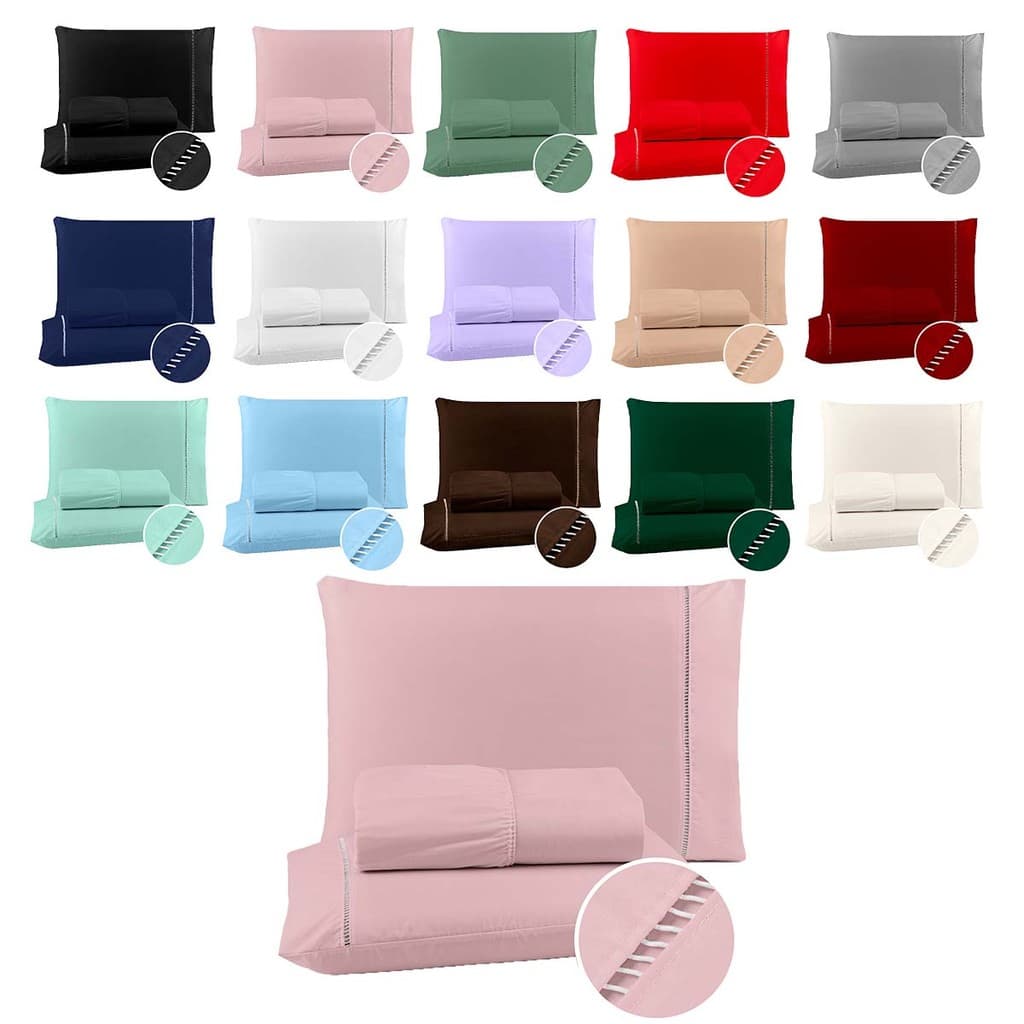 Kit Lencol Berço/Solteiro/Casal/Queen/King Extra Macio 400 Fios Acetinado 100% Micropercal